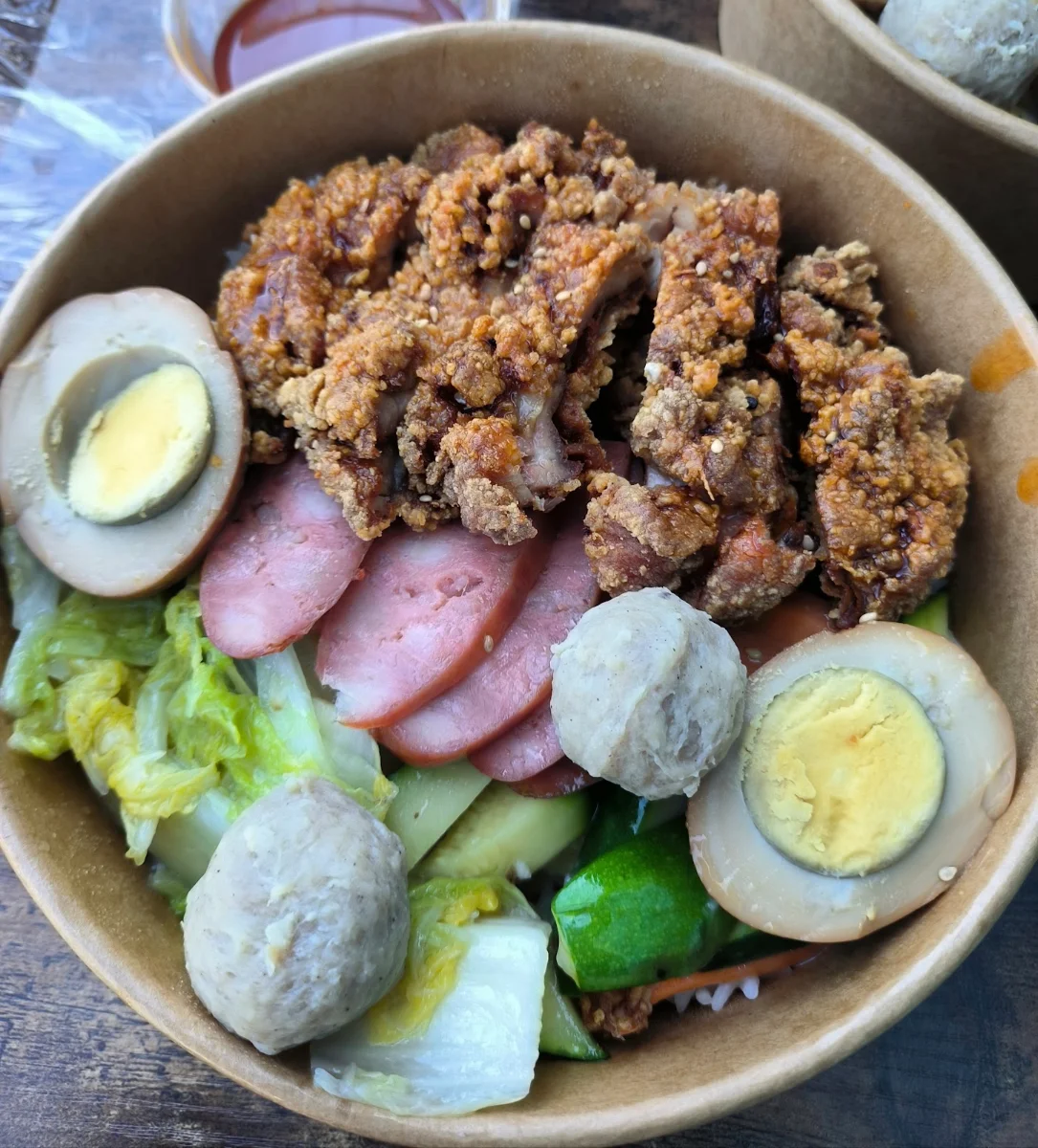 thai style bbq chicken egg fried rice 泰式燒雞炒飯
